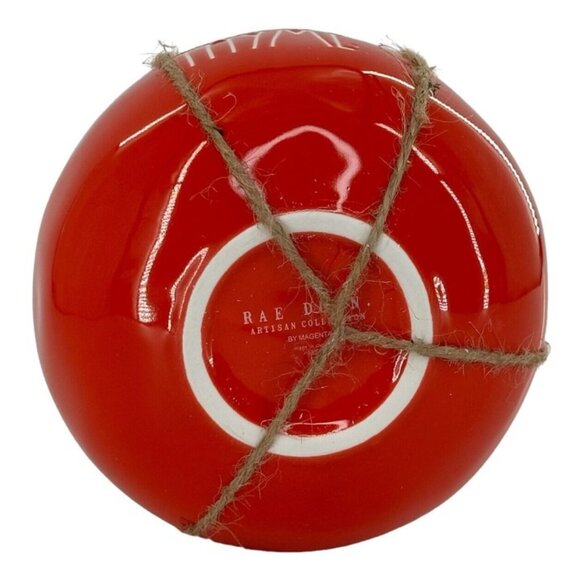 Rae Dunn IT'S PARTY THYME Round Planter Bowl Vase CottageCore Herb Garden NEW! - Picture 4 of 5